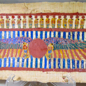 Winged Sun Disk Papyrus