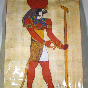 Ra Horakhty Papyrus Painting