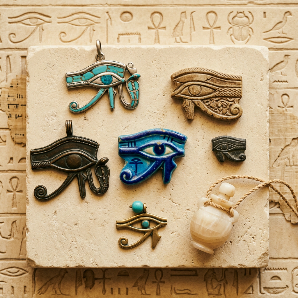Udjat – Eye of Horus & Eye of Ra Jewelry